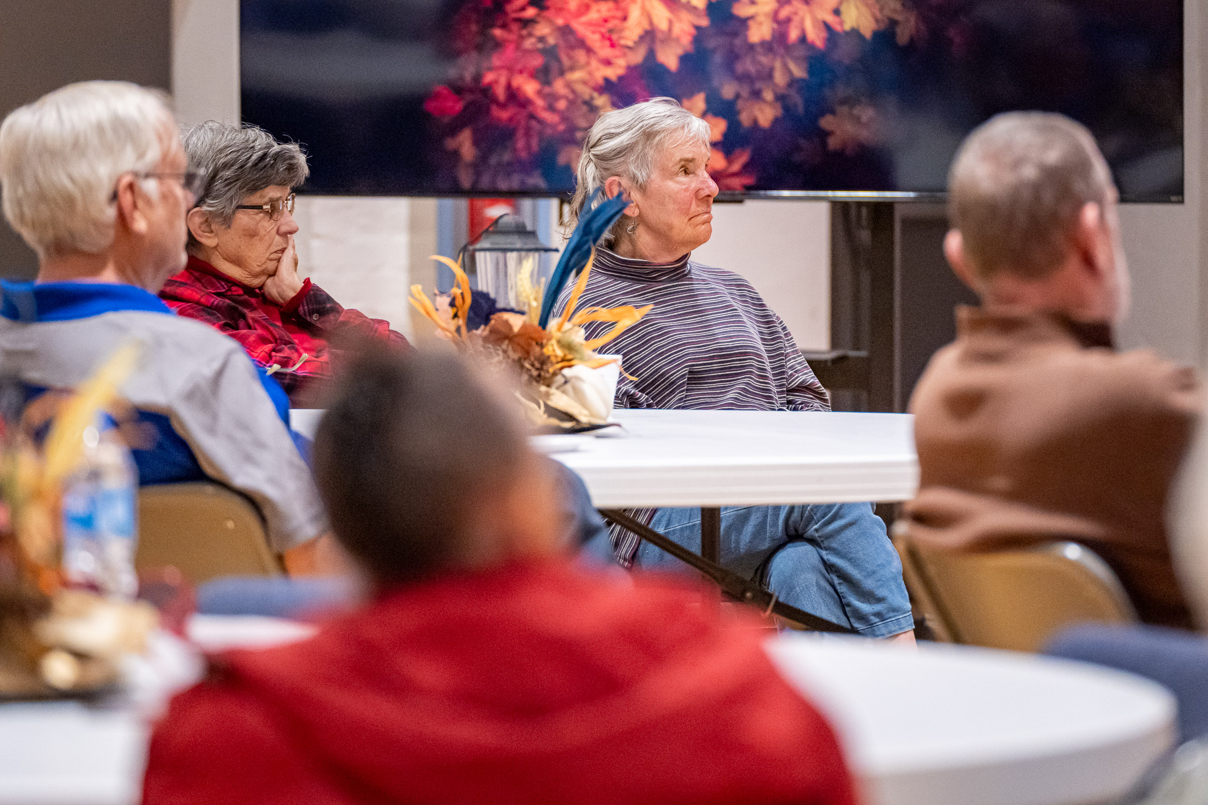 Audience engaged during the storytelling